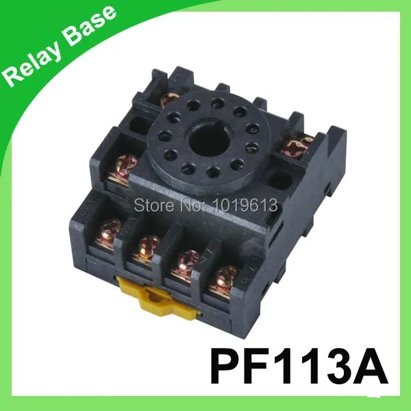 

10pcs/lot Mini Relay Socket PF113A Base for time relay