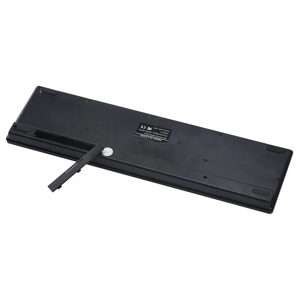 Роскошный ультра тонкий Мини 2,4G беспроводной оптическая клавиатура мышь комплект для ПК ноутбука геймера игровая мышь и клавиатура Комплект для дома и офиса