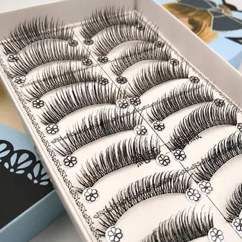 

10 pairs natural false eyelashes wispy eye lashes soft eyelash extension makeup fake eyelashes for maquiagem faux cils L01