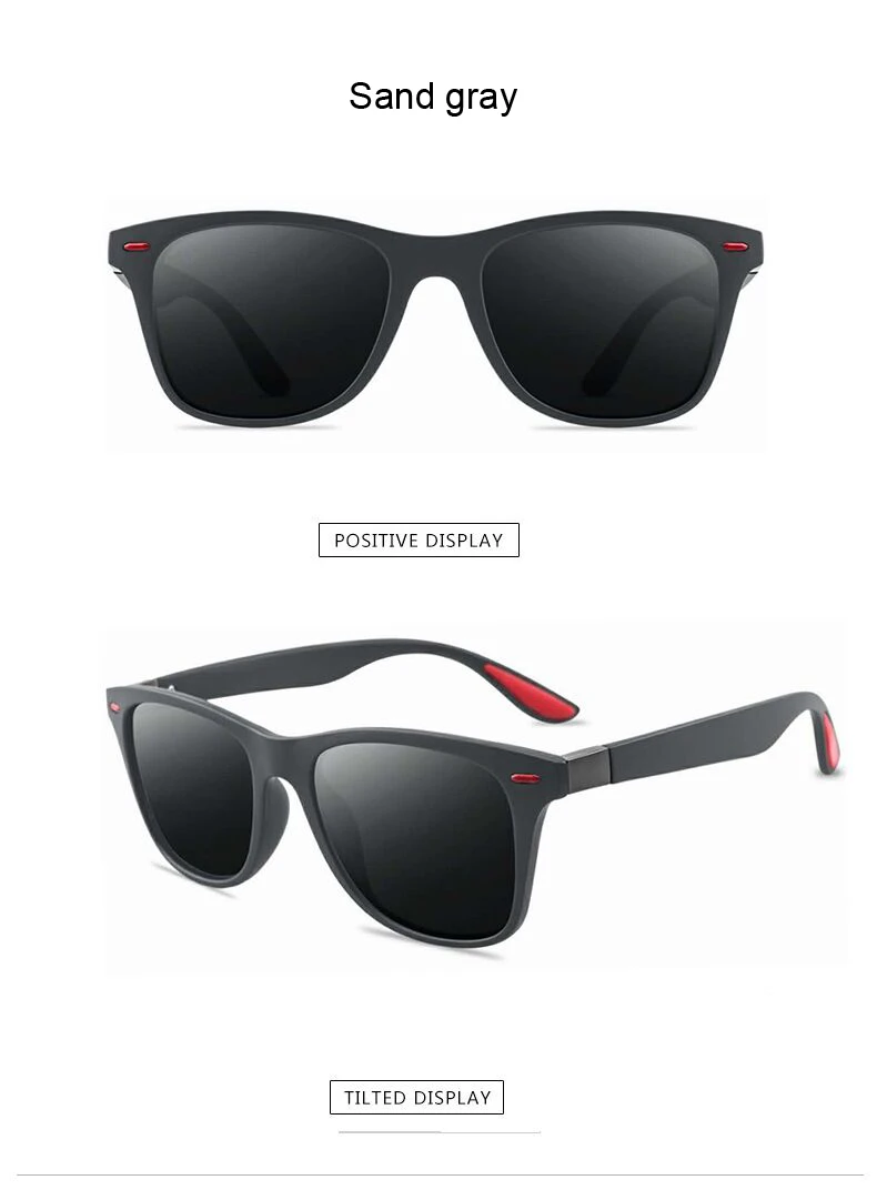 Модные фирменные дизайнерские поляризованные солнцезащитные очки для мужчин и женщин, солнцезащитные очки с квадратной оправой для вождения, мужские очки с зеркальным покрытием для женщин