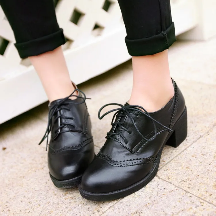 oxford style heels