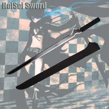 Cosplay Black Rock Shooter Sword Japanese Anime Cartoon Katana Real Weapon