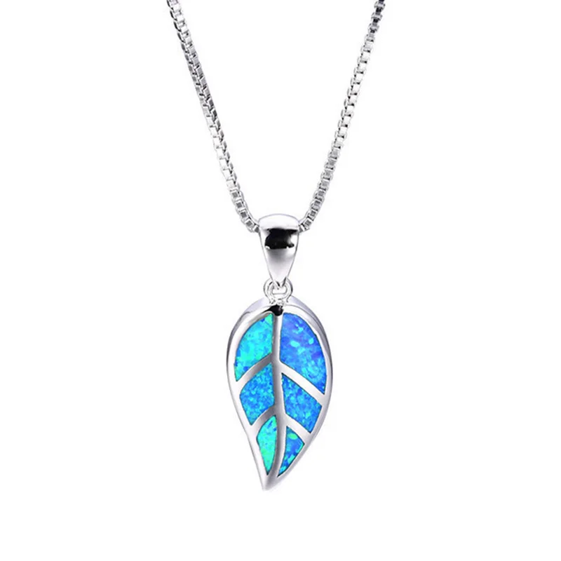 FDLK  Hot New Arrival Cute Ocean Beach Jewelry Blue Opal Sea Turtle 1PC Allergy Free Adjustable Pendant Necklace