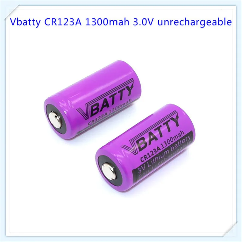 Для фонарика/батареи камеры Бесплатная доставка Vbatty 1300mAh 3 0 V неперезаряжаемая