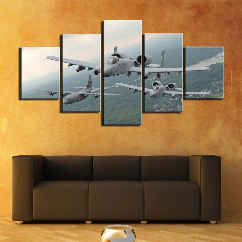 

Canvas Art Prints Wall Art aircraft Pictures Paintings for Bedroom 5 Piece Modern Posters Stretched and Framed Giclee Artwork