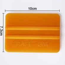 high quality PP 3M Gold Squeegee 10×7.3cm 3D Carbon Fiber Foil Vinyl Film Wrapping Squeegee protector Tools multifunction A01G