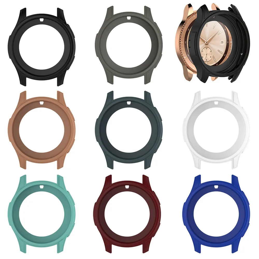 Защитный силиконовый чехол для Samsung Galaxy Watch 42 мм SM-R810 SM-R815 8 видов цветов сменный