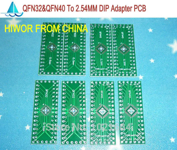 20 шт./лот QFN32P& QFN40P для DIP40Pin smd-адаптер для DIP PCB Pinboard smd-конвертер