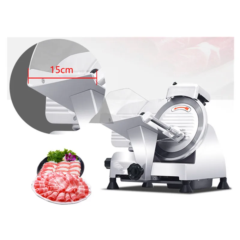 Sliced meat slicer mutton roll cutting machine fresh fruits slicing cutter prime ever fresh meat adult dog medium