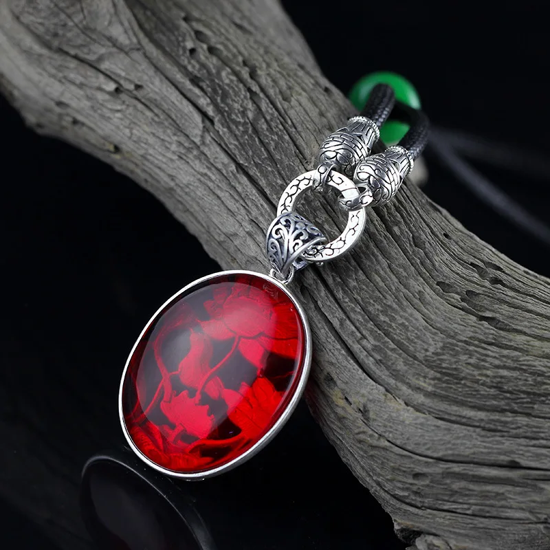 

The character of the new summer hit women's silver clear matt fine ladies temperament Pendant