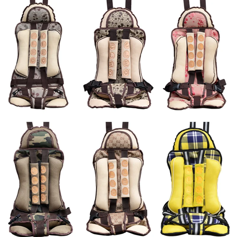 

Safe Child car seat baby simple portable pad for Infant car 0-12Y unbuckle kids car seat Baby Increased Protected Seat