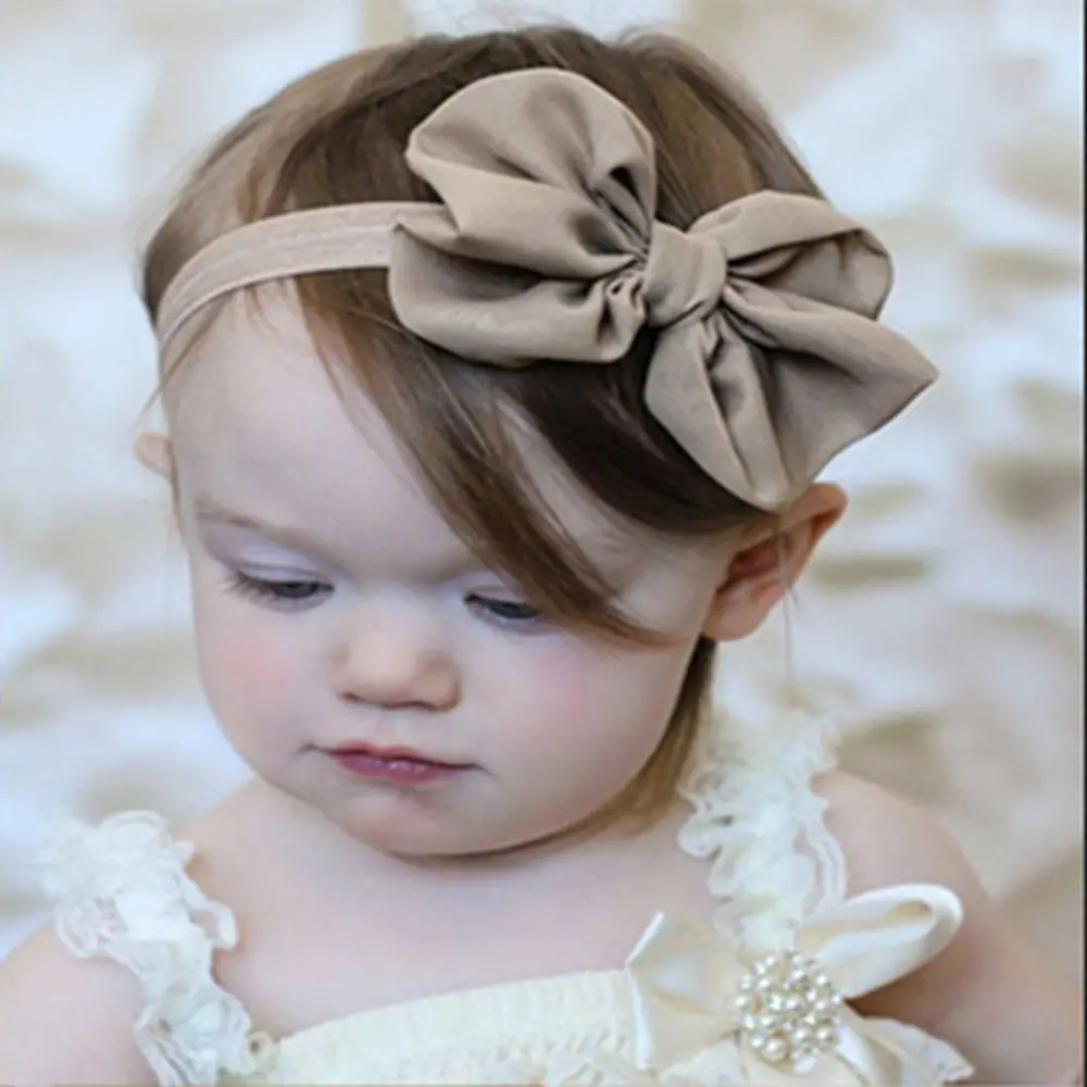 1 Piece Candy Colors Chiffon Baby Girls Headband Cute Bow Head Band for