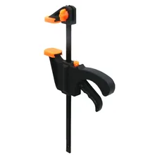 New 4 Inch Quick Ratchet Release Speed Squeeze Wood Working Work Bar Clamp Clip Kit Spreader Gadget Tool DIY Hand P20