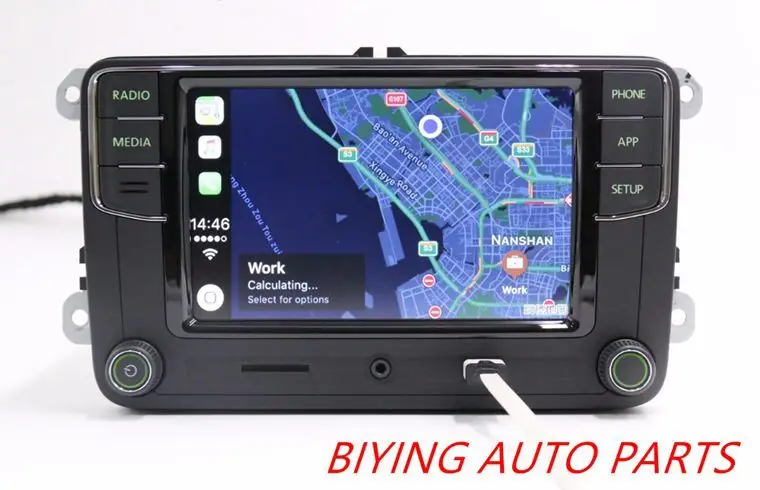 Android Auto CarPlay MirrorLink Noname RCD330 Plus R340G 6,5 MIB радиоприемник с зеленой подсветкой для Skoda Octavia Fabia Superb Yeti