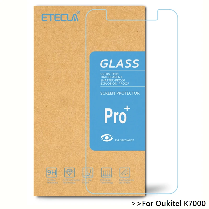3Pcs Oukitel K7000 Tempered Glass On K 7000 Screen Protector 0.26mm HD Clear | Мобильные телефоны и аксессуары