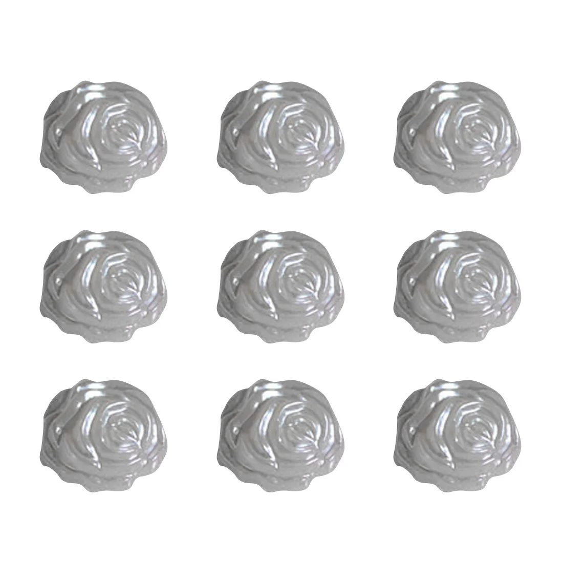 

DIY Jewelry Beads Craft Phone Decoration 100pcs/bag Flat Back Imitation Plastic ABS Pearl Flower