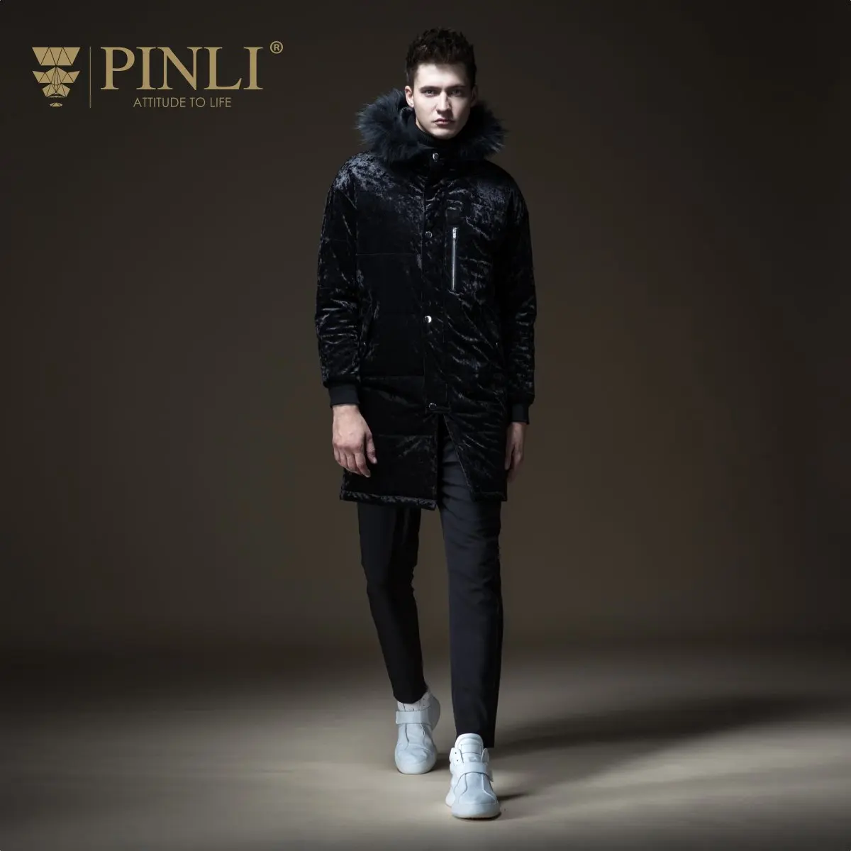 2019 мужские зимние куртки Chaquetas Hombre Pinli продукт Сделано Осень мужское длинное