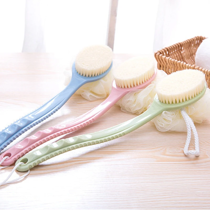 Bathing artifact long handle strong adult soft hair bath brush brush