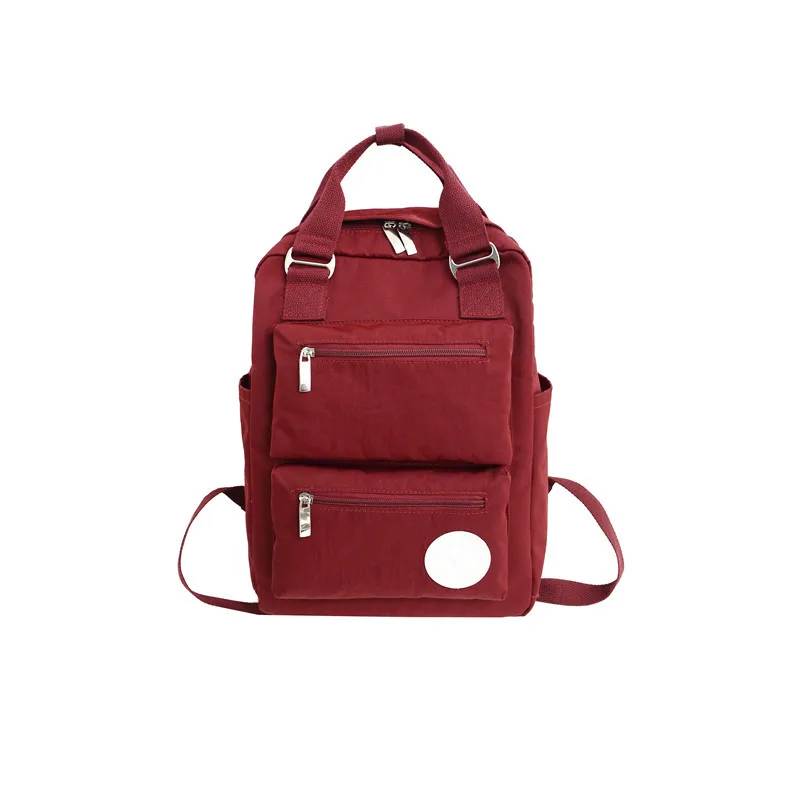 Женский холщовый студенческий рюкзак Корейская версия большой емкости рюкзак путешествия ноутбук сумки на плечо простые ручные сумки