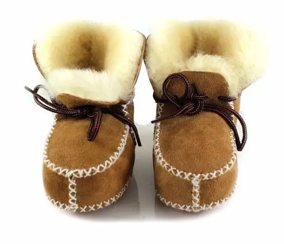 baby fur moccasins