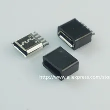 10 комплектов в партии DIY Micro USB 2,0 типа B гнездовой 5-контактный разъем под пайку Тип кабеля Ассамблея разъем адаптера пластиковый корпус