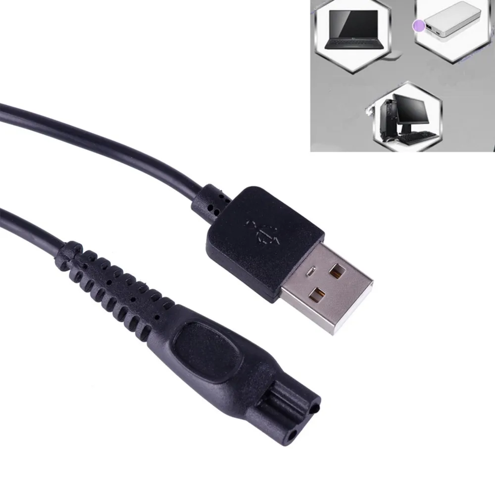 Buyincoins ЕС дюбеля автомобильный адаптер зарядный кабель USB AC Мощность для бритвы