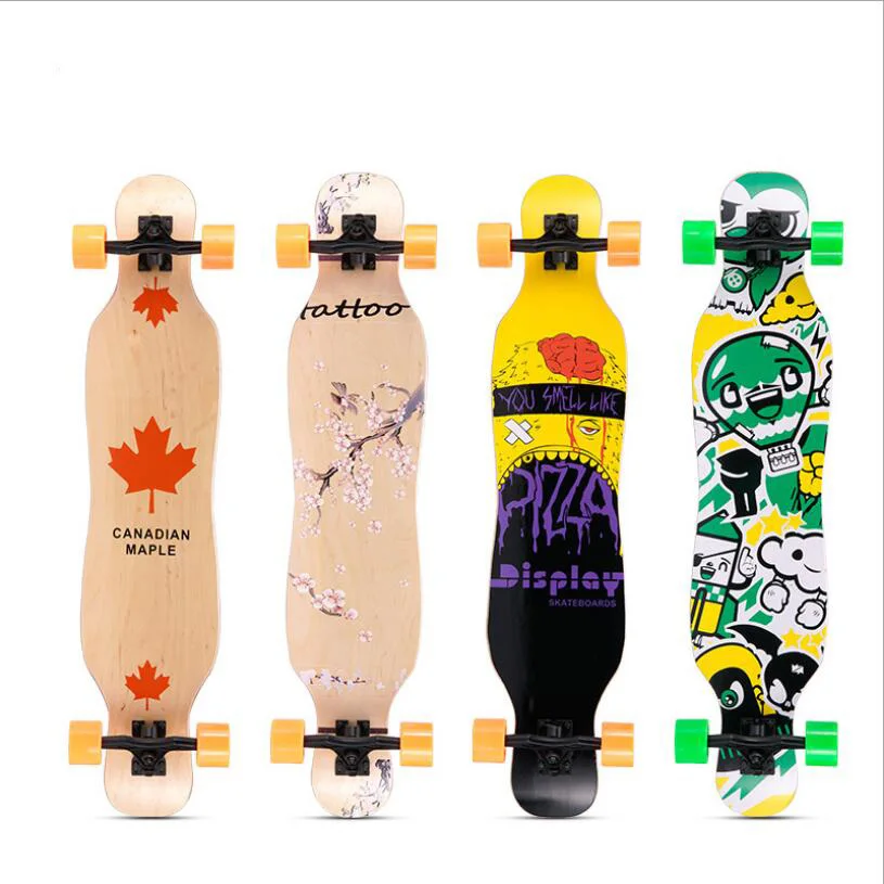 Professional Skateboard Complete Maple Longboard Skate Board 4 Wheel Downhill Street Long Board Dance Board Roller Driftboard