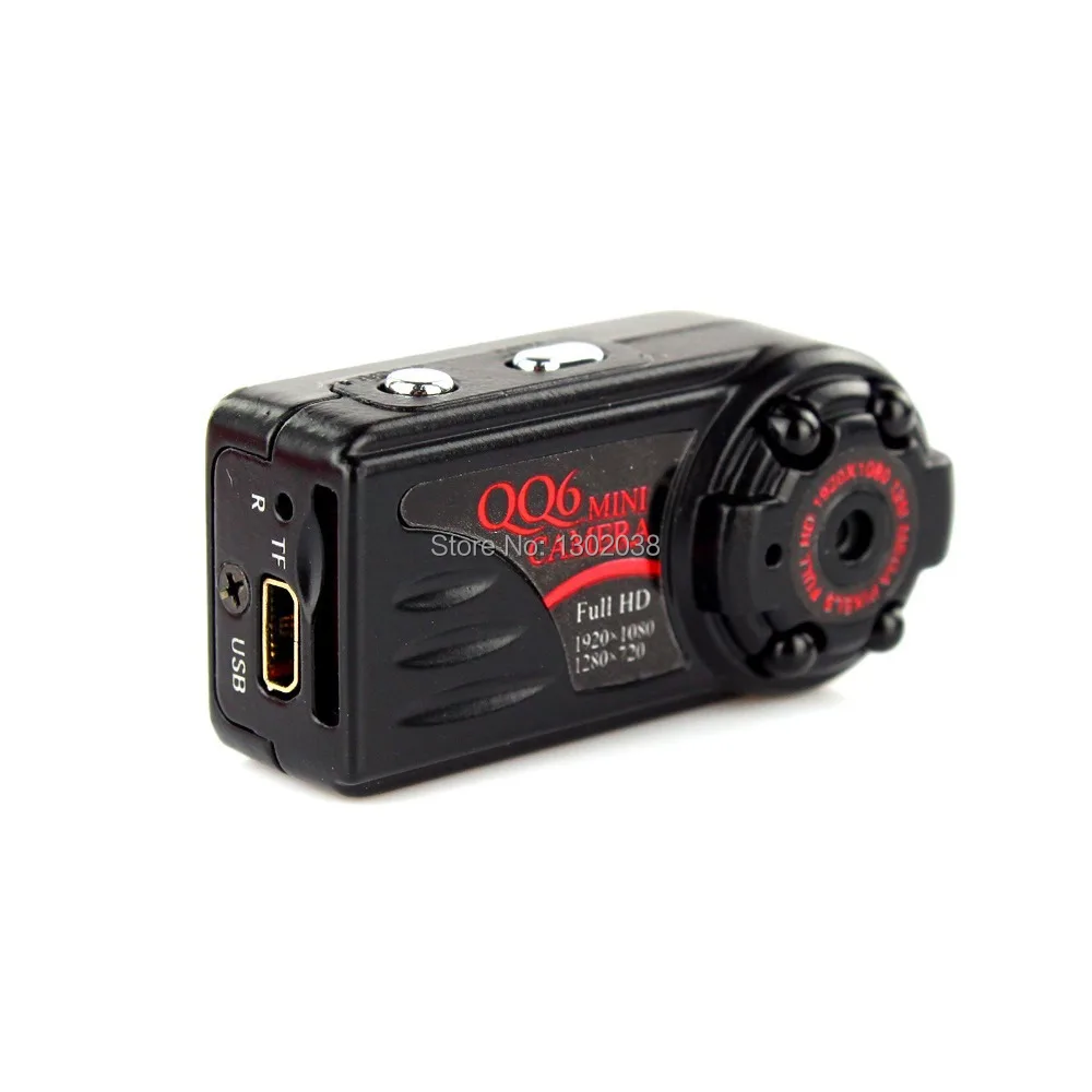 Самый маленький в мире 720P мини DV DVR камера видеокамеры ИК ночного видения обнаружения движения DVR QQ6 мини DV
