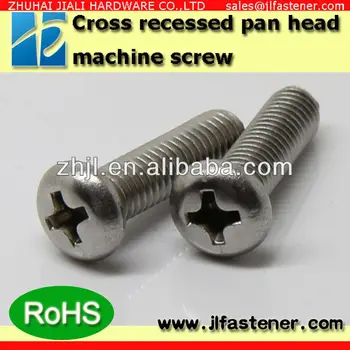 

PM2*3/4/5/6/8/10 Stainless Steel Phillips Pan Head Machine Screw