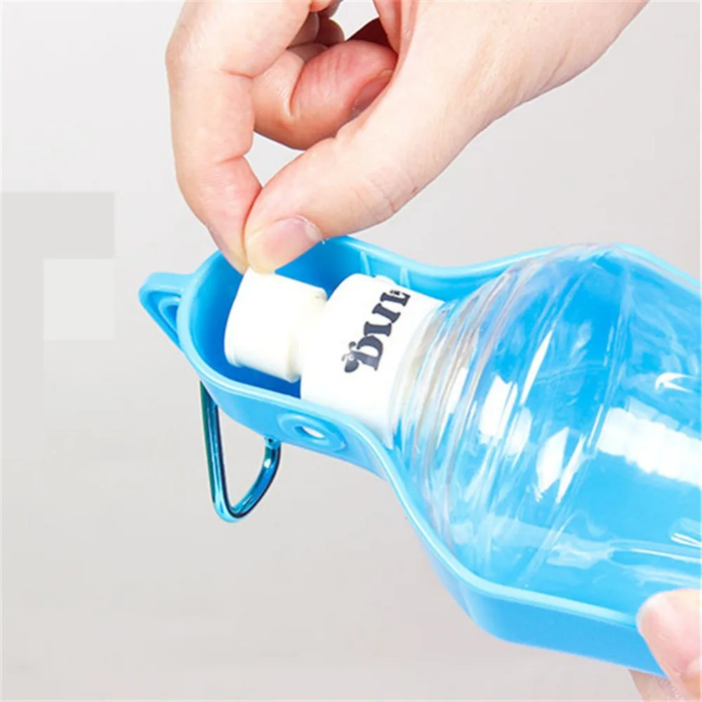 250/500 мл складной Пластик Pet бутылка для воды для собак кошек путешествия щенок чаша чашки открытый домашние воды диспенсер
