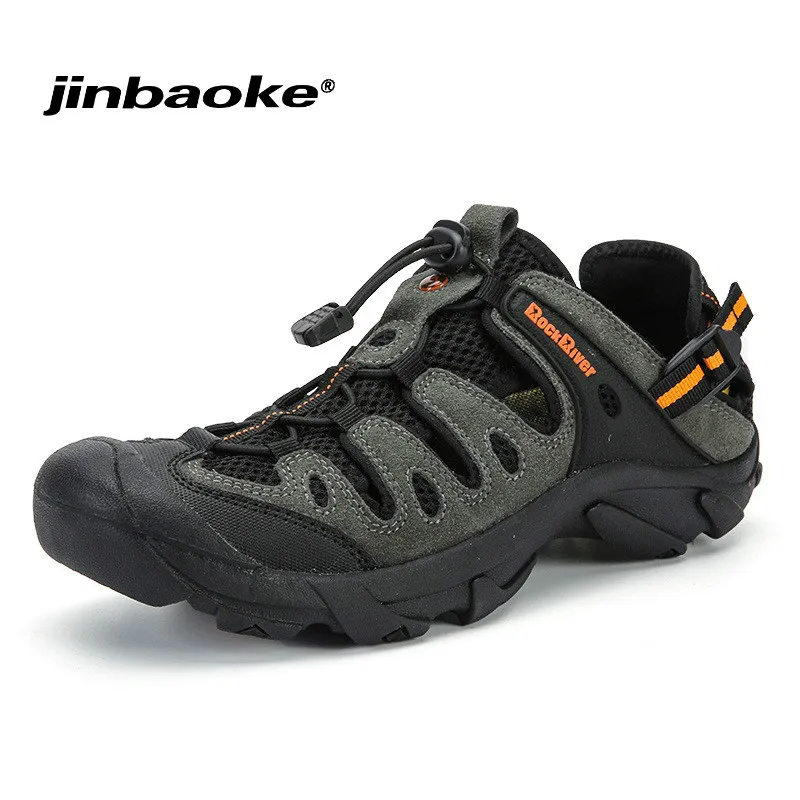 

2019 Summer Men Hiking Shoes Outdoor Sandals Sneakers Breathable Sport Shoes Man Big Size Trekking Trail Beach Water Sandals