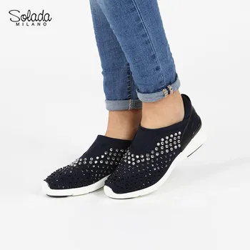 

SOLADA sneakers with rhinestone