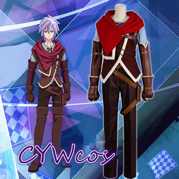 

Anime Cosplay NO GAME NO LIFE Zero Likudola Cosplay Costume Halloween Costumes Suits Shirt+Vest+Pants+Scarf+Gloves+Bag