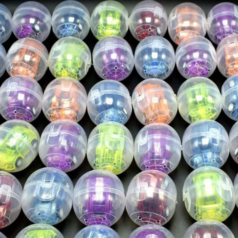 

1 Pc transparent plastic Surprise ball capsules toy with inside different figure toy vending machine In Shilly Egg Balls