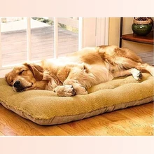 Год Собаки Прямоугольник Коврик мягкой губкой для All Season pet кровать жевать доказательство легко мыть Товары для кошек Pad Прочный Собака кровати для больших Товары для собак