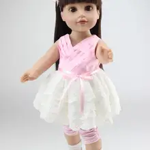 18 дюймов Высокое качество милое путешествие Девушка Горячая 45 см девушка кукла реалистичные детские развивающие игрушки для детей подарки на день рождения