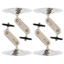 2 Packs Silver Metal Wall Ceiling Mount Stand Bracket for CCTV Security IP Camera 4pcs