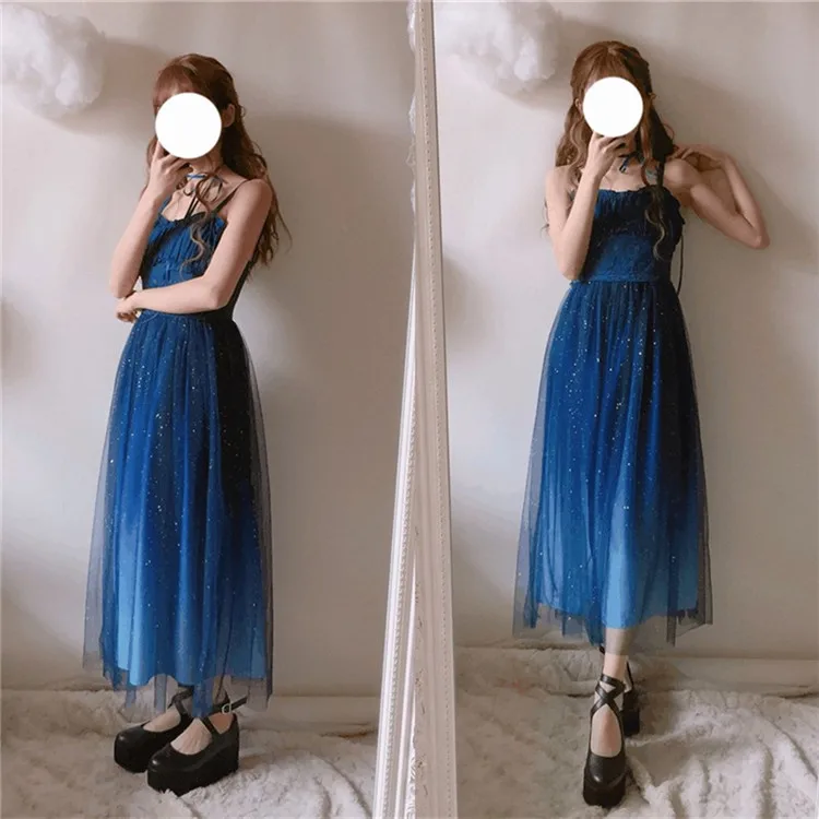 JSK/японские модные платья для выпускного вечера; длинное платье в стиле Лолиты; милое летнее платье феи Kawaii; кружевное праздничное платье принцессы; великолепное длинное платье для девочек