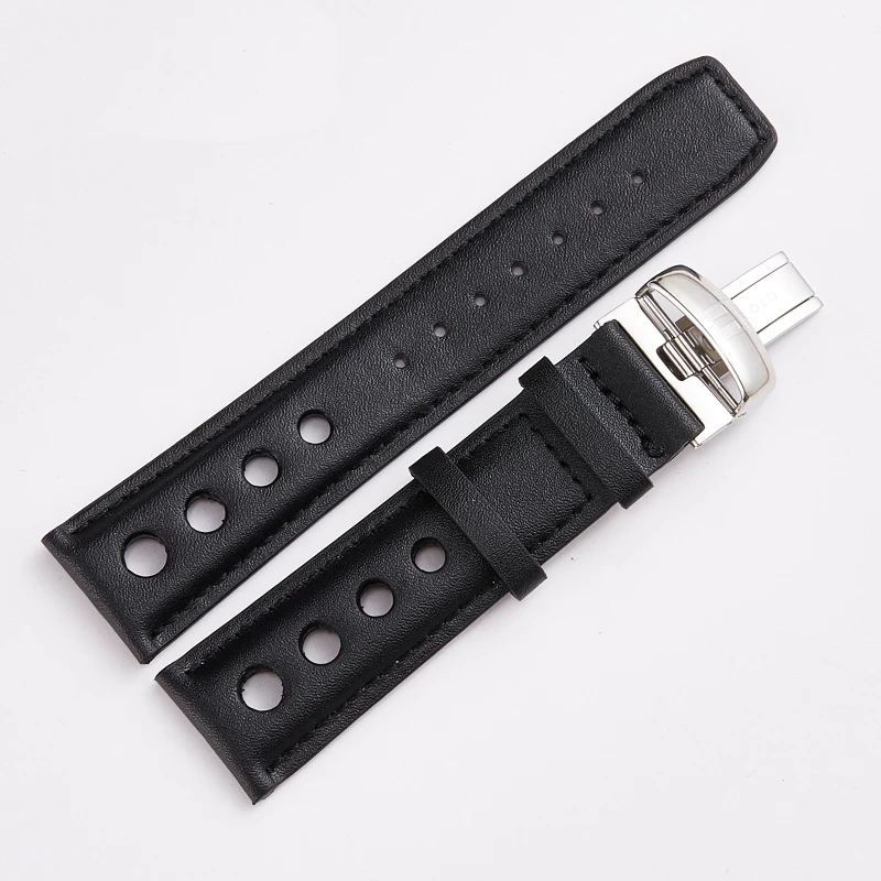Ремешок кожаный для часов Tissot Sports Racing Series PRS516 1853 T91 20 мм|Ремешки часов| |