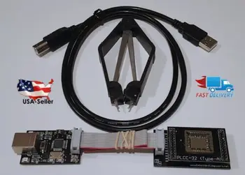 

NEW USB 2.0 BIOS EEPROM FLASH Programmer and PLCC32 Adapter Winbond SST