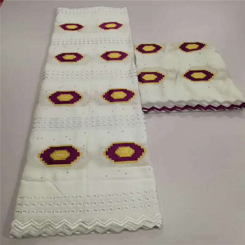 2019 New Arrivals African Cotton Embroidered Lace Fabrics French Swiss Voile Fabric With Stones For Wedding Dresses yc60-1421 | Дом и сад