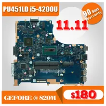 Original For ASUS Laptop Motherboard PU451LD PU451 PU451L i5 CPU 1G video memory PU451LD REV2.0 motherboard 100% tested