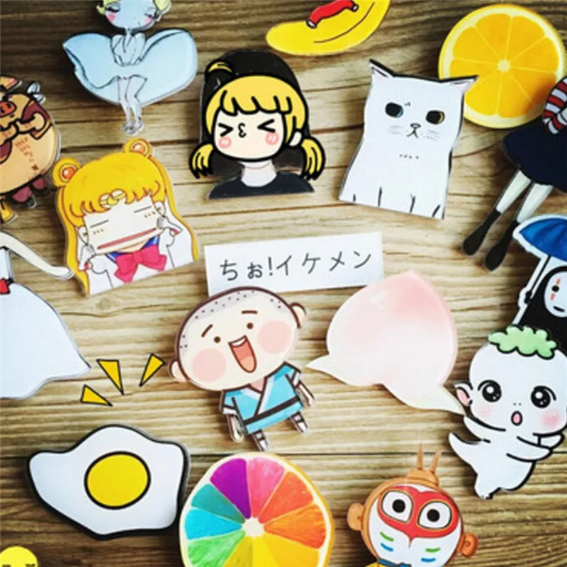 

Kawaii Funny Unique Anime Clothes Acrylic Badge Pins Icon Decorating Badge Backpack Pin Button Acrylic Brooch Un Cat Poached Egg