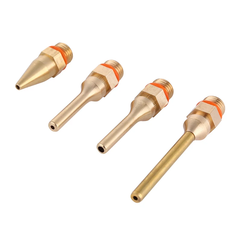 2Pcs/lot Pure Copper Hot Melt Glue Gun Nozzle 2.0x70mm 3.0x50mm 2.0x50mm Long Short Small-bore Large Diameter Glue Gun Nozzle 3
