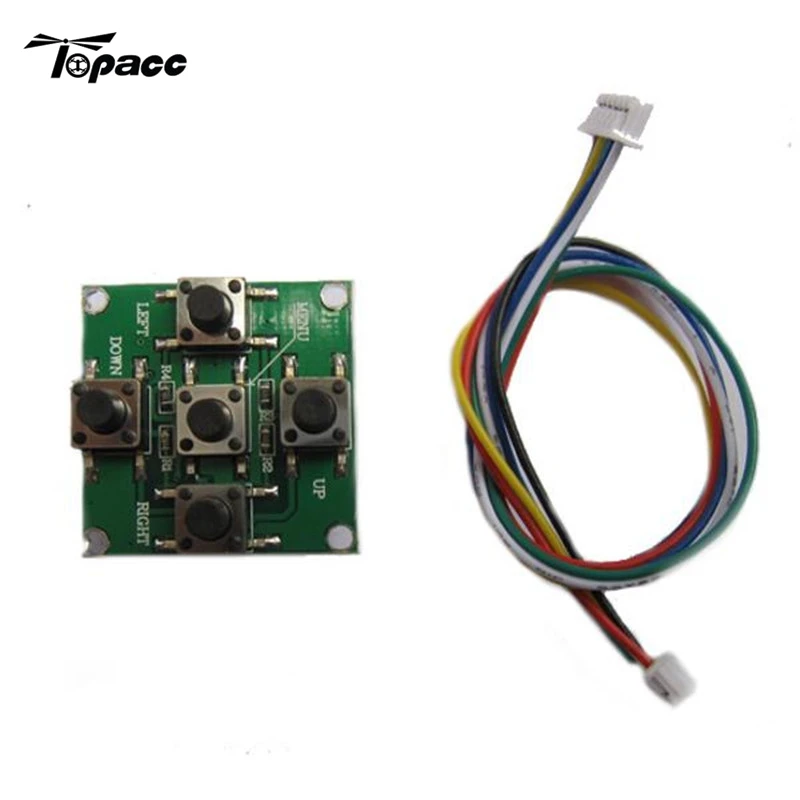 

Hot New DC12V OSD Board Menu Parameter Adjustment Plate for HS1177 EFFIO-E FPV Camera