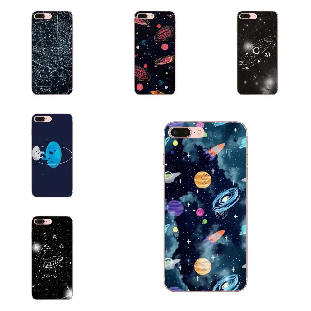 

Outer Space Planet Spaceship Constellation Stars Moon For Apple iPhone X XS Max XR 4 4S 5 5C 5S SE 6 6S 7 8 Plus