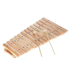 Музыкальный ксилофон orff инструменты фортепиано деревянный инструмент для детей Детские Музыкальные Развивающие игрушки с 2 Mallets