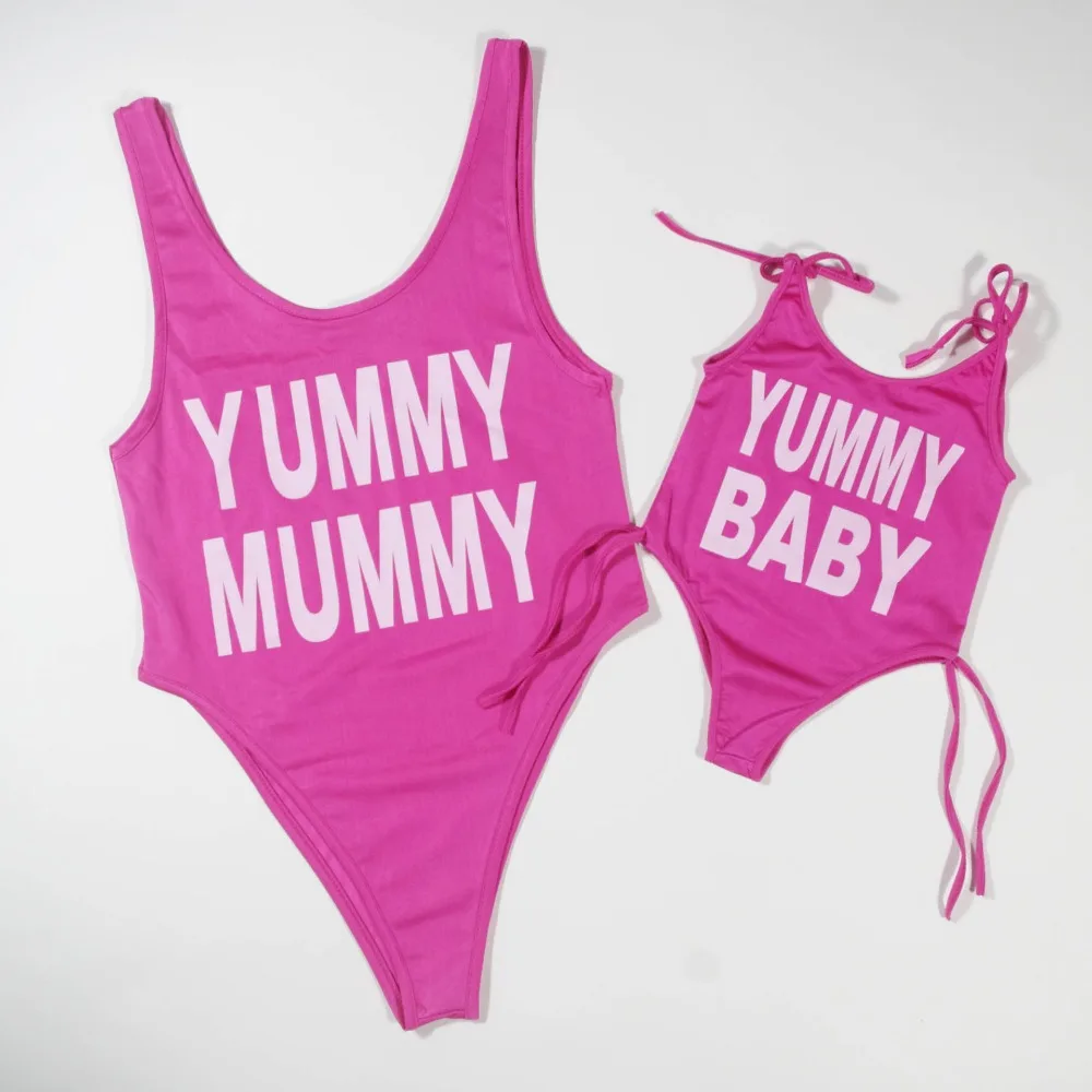 

Family Matching clothes Mother and daughter Swimming Clothing One-piece Family look Mom and Daughter Swimwear clothes outfits