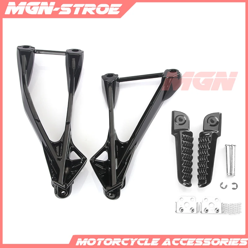 Задние подножки педали для ног кронштейн мотоцикла KAWASAKI ZX6R 2005 2008 05 06 07 08 ZX636