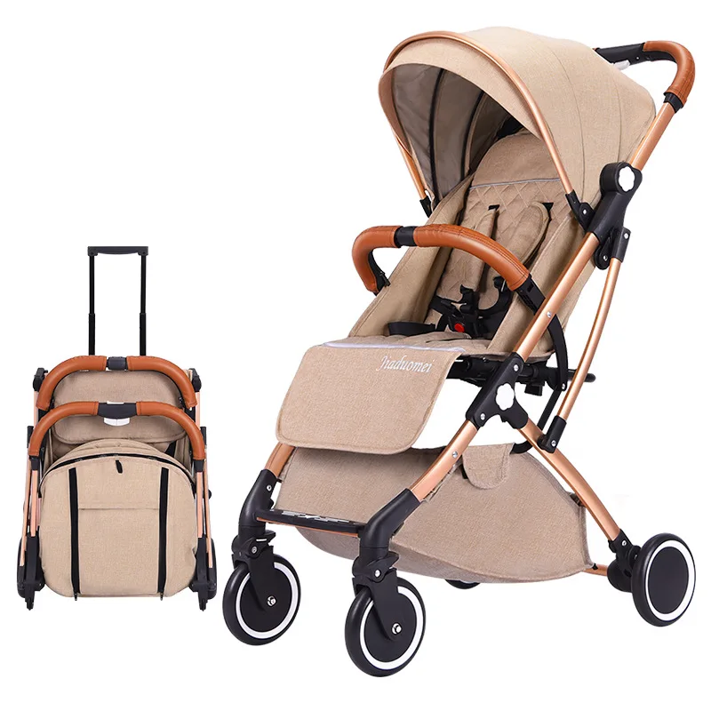 Best  Baby Stroller Absorber Pocket Umbrella Cart Newborn Child Cart Light Portable Baby Stroller 
